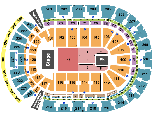 Nationwide Arena Niall Horan Seating Chart